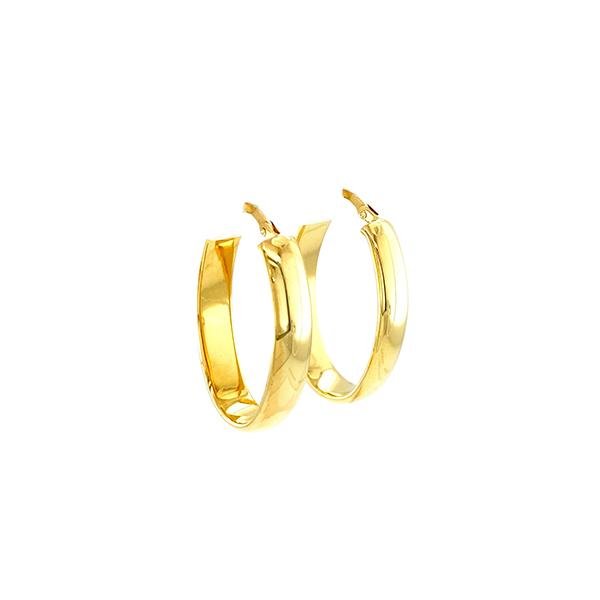 Roberto Coin Classic Hoop Earrings-Roberto Coin Classic Hoop Earrings -