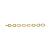 Roberto Coin Duchessa Satin Oval & Diamond Accent Link Bracelet-Roberto Coin Duchessa Satin Oval & Diamond Accent Link Bracelet - 7773249AYLBX