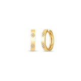 Roberto Coin Love in Verona Large Diamond Flower Hoop Earrings-Roberto Coin Love in Verona Large Diamond Flower Hoop Earrings - 8882991AYERX