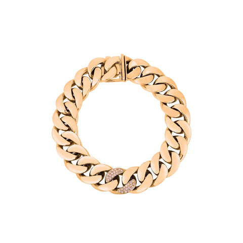 Roberto Coin Oro Classic Gold Link Bracelet-Roberto Coin Oro Classic Gold Link Bracelet - 9151065AHLBX
