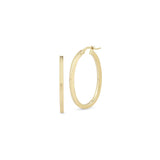 Roberto Coin Perfect Gold Small Oval Hoop Earrings-Roberto Coin Perfect Gold Small Oval Hoop Earrings - 556026AYER00