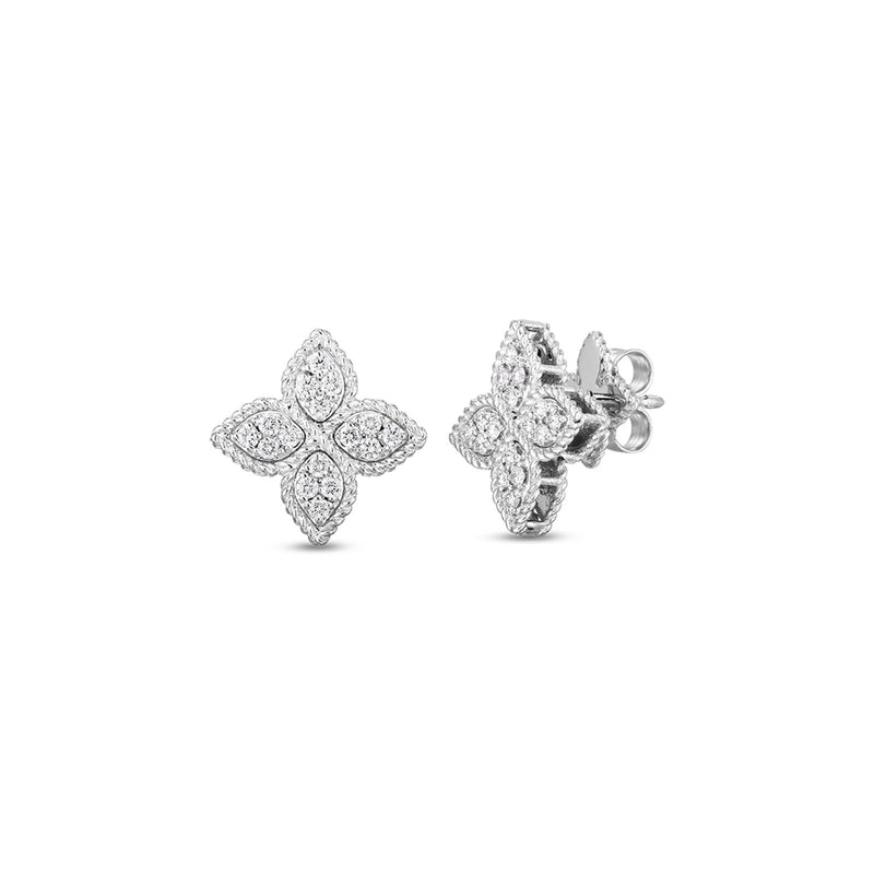 Roberto Coin Princess Flower Earrings-Roberto Coin Princess Flower Earrings -
