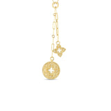 Roberto Coin Venetian Princess Diamond Double Medallion Necklace-Roberto Coin Venetian Princess Diamond Double Medallion Necklace - 7773276AYCHX