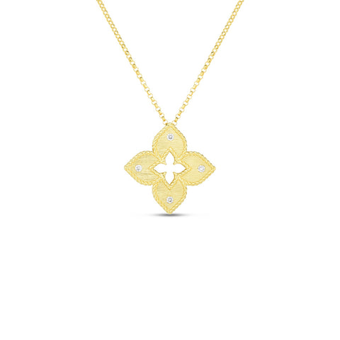 Roberto Coin Venetian Princess Petite Flower Necklace-Roberto Coin Venetian Princess Petite Flower Necklace - 7772824AYCHX