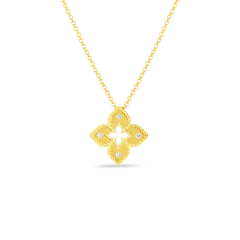 Roberto Coin Venetian Princess Petite Flower Necklace-Roberto Coin Venetian Princess Petite Flower Necklace - 7772985AYCHX
