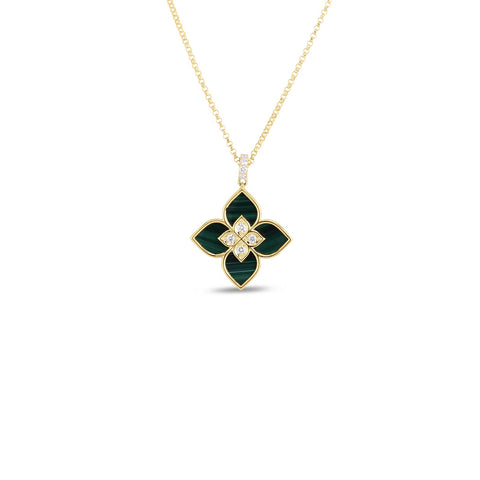 Roberto Coin Venetian Princess Small Flower Necklace-Roberto Coin Venetian Princess Small Flower Necklace - 7773195AY17XM