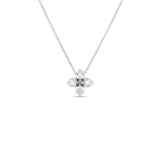 Roberto Coin Verona Diamond Flower Necklace-Roberto Coin Verona Diamond Flower Necklace - 111465AWCHX0