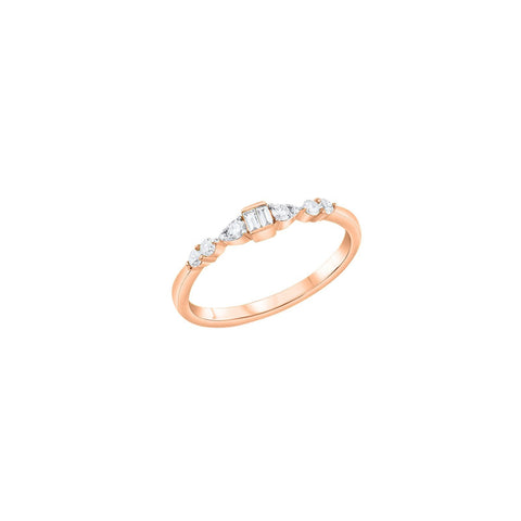 Rose Gold Diamond Band-Rose Gold Diamond Band - IRI00831R