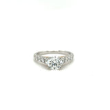 Round-cut Engagement Ring-Round-cut Engagement Ring - DRFMK03917