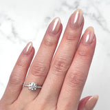 Round-cut Engagement Ring-Round-cut Engagement Ring - DRJST00158