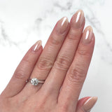 Round-cut Engagement Ring-Round-cut Engagement Ring - DRLKI00208