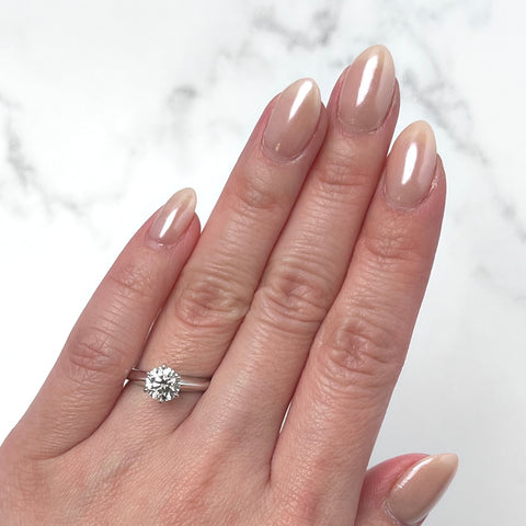 Round-cut Engagement Ring-Round-cut Engagement Ring - DRLKI00208