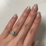 Diamond Engagement Ring-Round-cut Engagement Ring - DRMBI00158