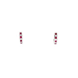 Ruby and Diamond Huggies-Ruby and Diamond Huggies - REEIC00037