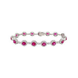 Ruby Diamond Bracelet-Ruby Diamond Bracelet -