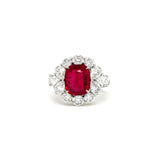 Ruby Diamond Ring-Ruby Diamond Ring - RRDEH00055