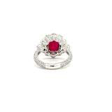 Ruby Diamond Ring-Ruby Diamond Ring - RRDEH00055