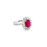Ruby Diamond Ring-Ruby Diamond Ring - RREDW00281