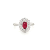 Ruby Diamond Ring-Ruby Diamond Ring - RREDW00430