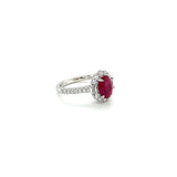 Ruby Diamond Ring-Ruby Diamond Ring -