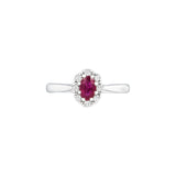 Ruby Diamond Ring-Ruby Diamond Ring - RRNEL00430