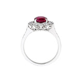 Ruby Diamond Ring-Ruby Diamond Ring - RRNEL00505
