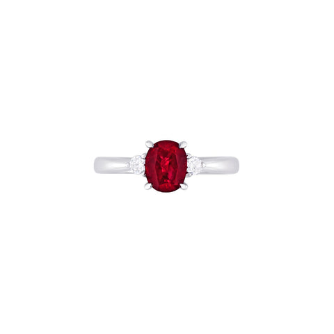 Ruby Diamond Ring-Ruby Diamond Ring - RRNEL00554