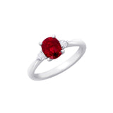 Ruby Diamond Ring-Ruby Diamond Ring - RRNEL00554