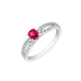 Ruby Diamond Ring-Ruby Diamond Ring - RRNEL00562
