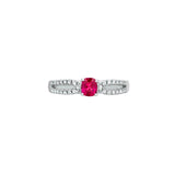 Ruby Diamond Ring-Ruby Diamond Ring - RRNEL00562