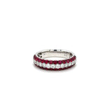 Ruby Diamond Ring-Ruby Diamond Ring - RRTIJ00208