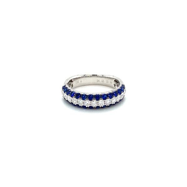 Sapphire Diamond Band-Sapphire Diamond Band -