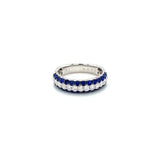 Sapphire Diamond Band-Sapphire Diamond Band -