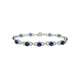 Sapphire Diamond Bracelet-Sapphire Diamond Bracelet -