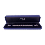 Sapphire Diamond Bracelet-Sapphire Diamond Bracelet - SBEDW00133