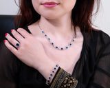Sapphire Diamond Ring-Sapphire Diamond Ring -
