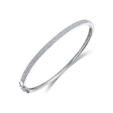 Shy Creation Diamond Bangle 0.52 CT-Shy Creation Diamond Bangle - SC55002255ZS - Shy Creation Diamond Bangle in 14 karat white gold with diamonds totaling 0.52 carats.
