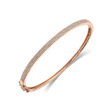 Shy Creation Diamond Pave Bangle 0.52 CT-Shy Creation Diamond Bangle - SC55002257ZS - Shy Creation Diamond Bangle in 14 karat rose gold with diamonds totaling 0.52 carats.