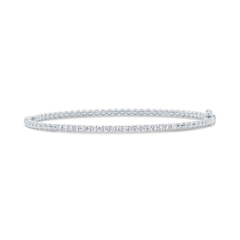 Shy Creation Diamond Bangle 0.42 CT-Shy Creation Diamond Bangle - SC55007670ZS - Shy Creation Diamond Bangle in 14 karat white gold with diamonds totaling 0.42 carats.