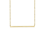 Shy Creation Diamond Bar Necklace 0.08 CT-Shy Creation Diamond Bar Necklace - SC55001291