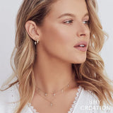 Shy Creation Diamond Cross Necklace 0.06 CT-Shy Creation Diamond Cross Necklace - SC22002782AC