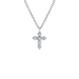 Shy Creation Diamond Cross Necklace 0.25 CT-Shy Creation Diamond Cross Necklace - SC55021393