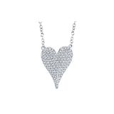 Shy Creation Diamond Heart Necklace 0.21 CT-Shy Creation Diamond Heart Necklace - SC55002004