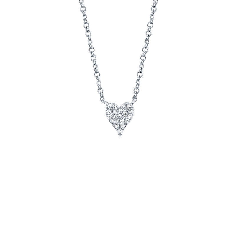 Shy Creation Diamond Heart Necklace-Shy Creation Diamond Heart Necklace - SC55006732