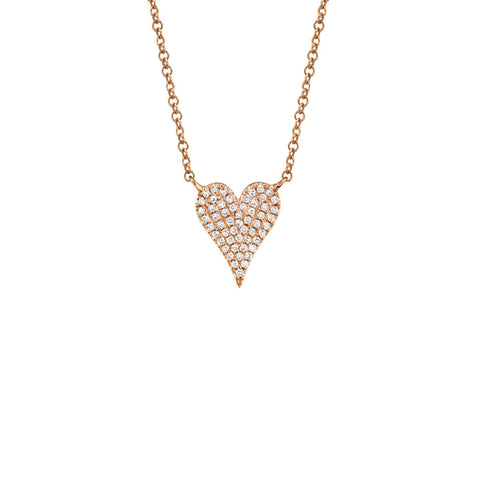 Shy Creation Diamond Heart Necklace 0.11 CT-Shy Creation Diamond Heart Necklace 0.11 CT - SC55006927