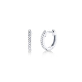 Shy Creation Diamond Huggie Earrings 0.07CT-Shy Creation Diamond Huggie Earrings 0.07CT SC22003982