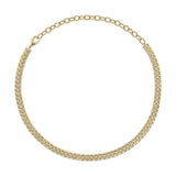 Shy Creation Diamond Laurel Wreath Necklace 1.40 CT-Shy Creation Diamond Laurel Wreath Necklace - SC55023418 - Shy Creation Diamond Laurel Wreath Necklace in 14 karat yellow gold with diamonds totaling 1.40 carats.