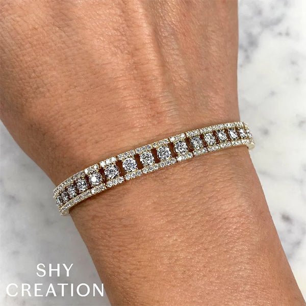 Shy Creation Diamond Line Bracelet 4.70 CT-Shy Creation Diamond Line Bracelet - SC55024143