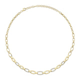 Shy Creation Diamond Link Necklace 0.74 CT-Shy Creation Diamond Link Necklace - SC55021038V2