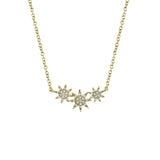 Shy Creation Diamond Star Necklace 0.09 CT-Shy Creation Diamond Star Necklace - SC55006110